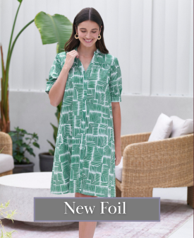 Jackpot Clothing Oonai Linen Dress in Green