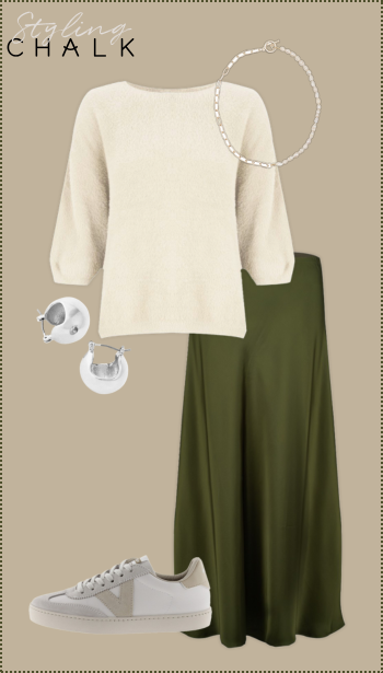 Chalk Gina Skirt Styling
