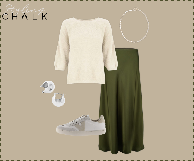 Chalk Gina Skirt Styling