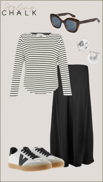 Chalk Gina Skirt Styling