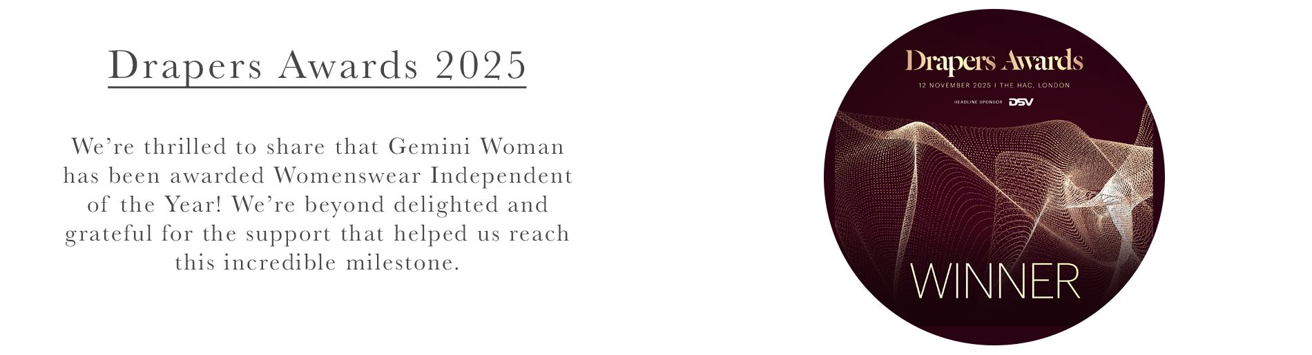 131025 - drapers award