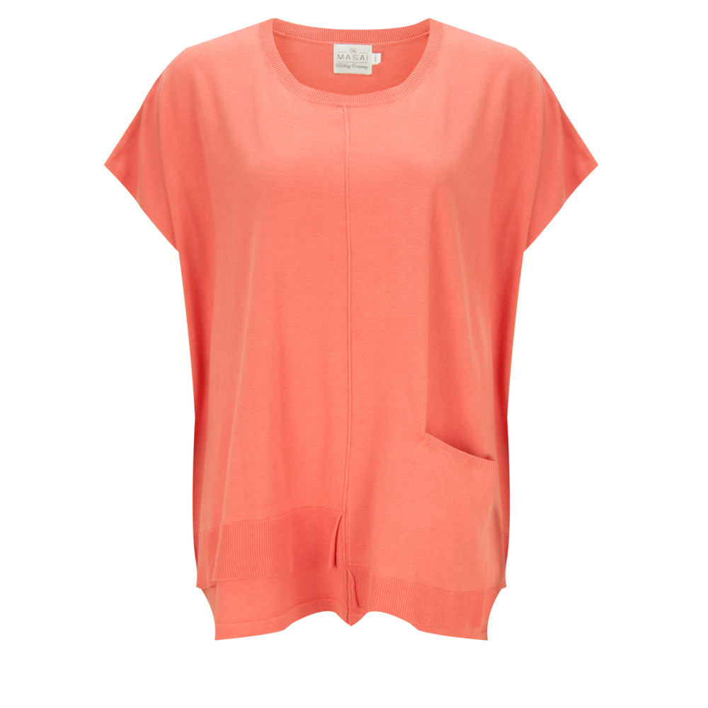 Masai Clothing Farida Top in Tangerine