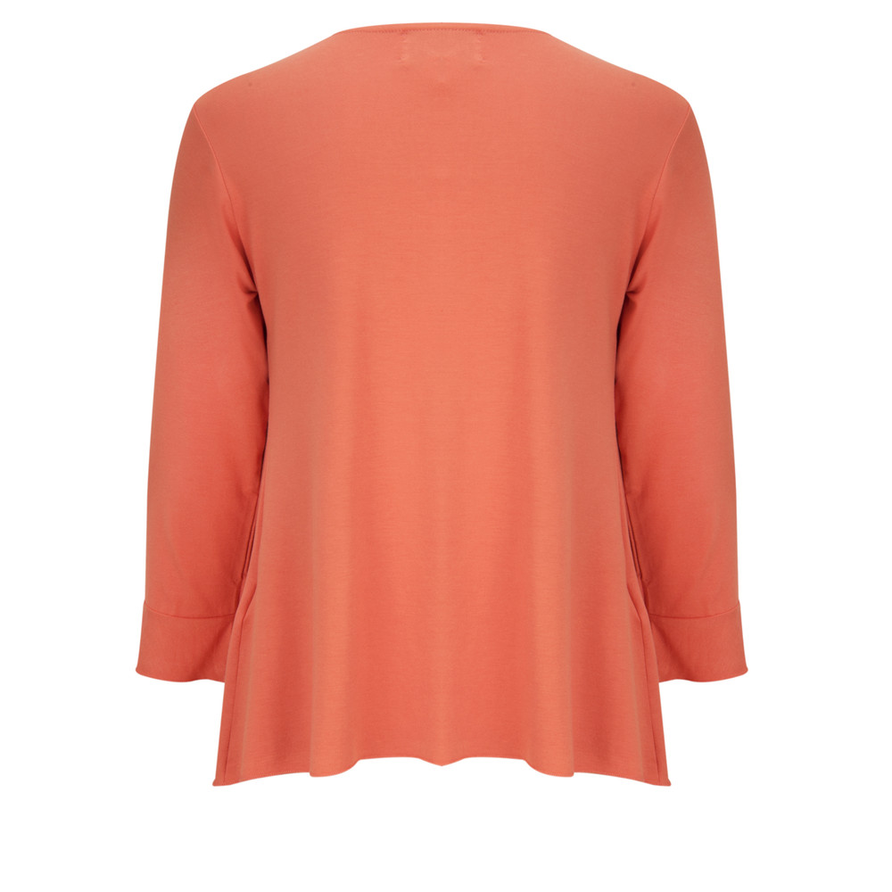 Masai Clothing NEW Ines Open Front Cardigan in Tangerine