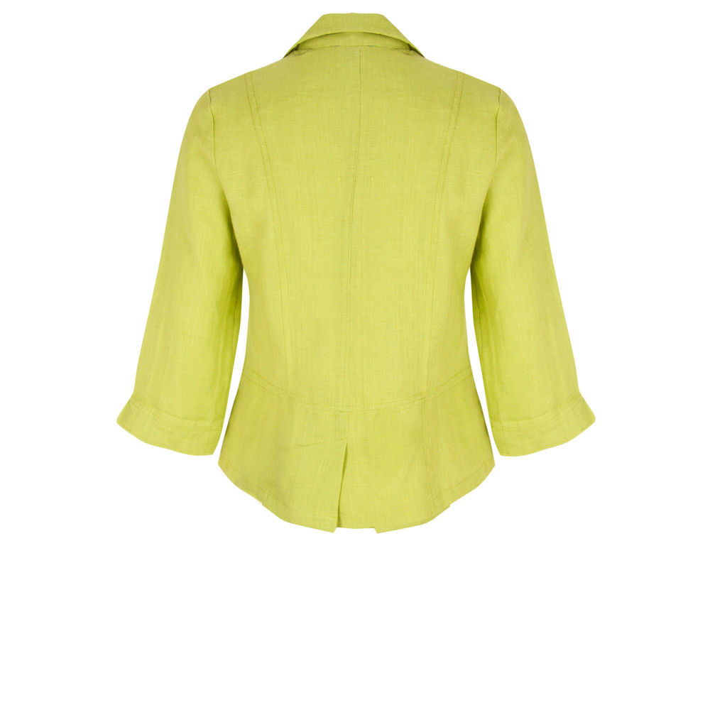 Adini Premier Linen Trinket Jacket in Kiwi