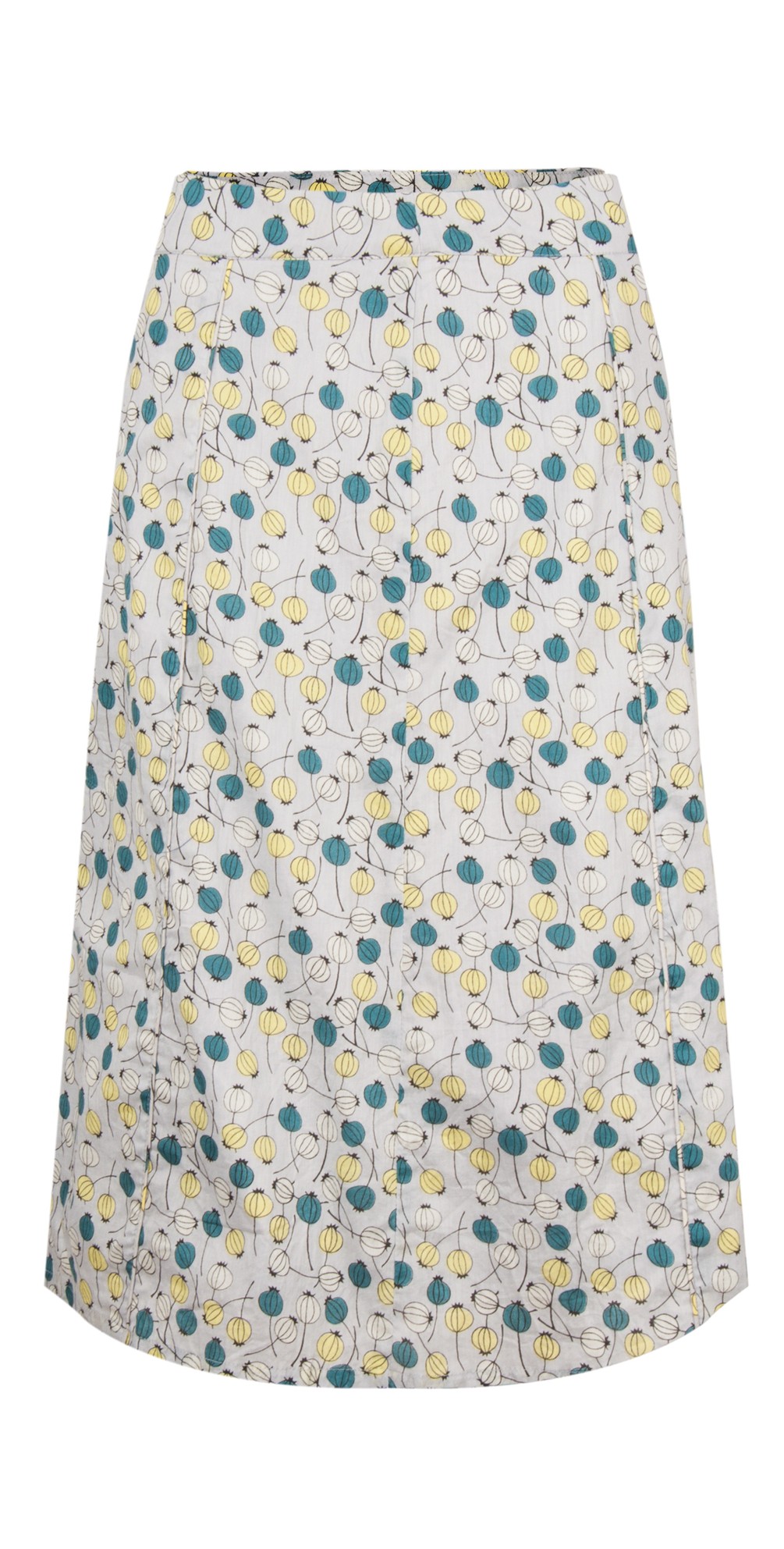 Adini Juniper Print Ibuki Skirt in Silver