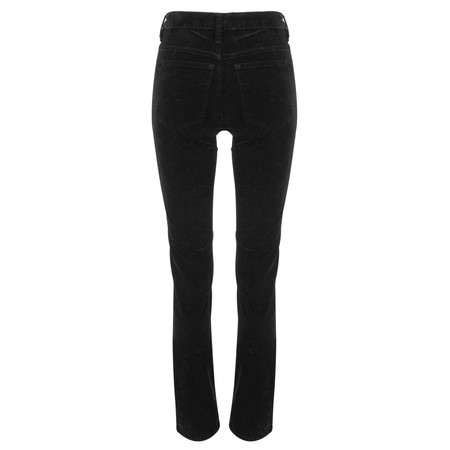 Amazing Woman 02 Velvet Black Straight Leg Jean - Black