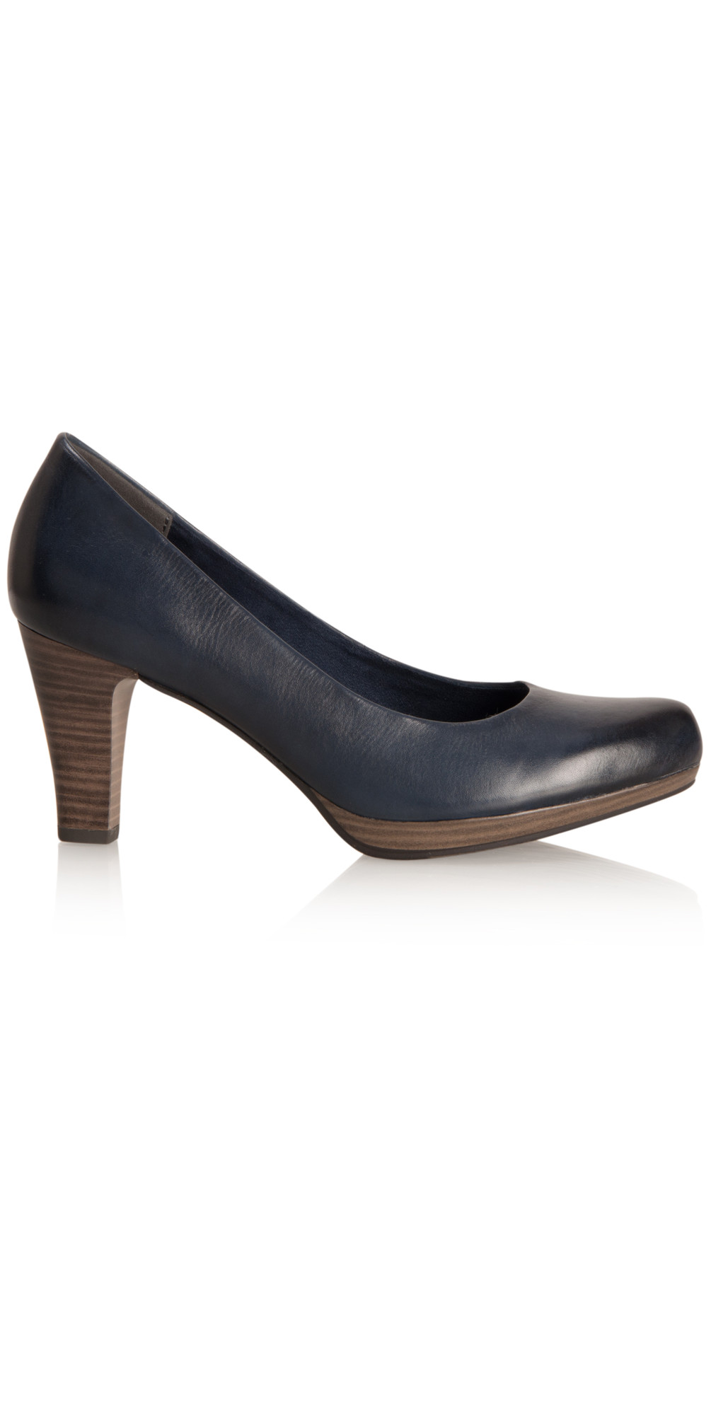marco tozzi navy wedges