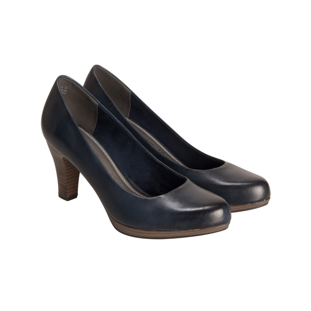 marco tozzi navy wedges