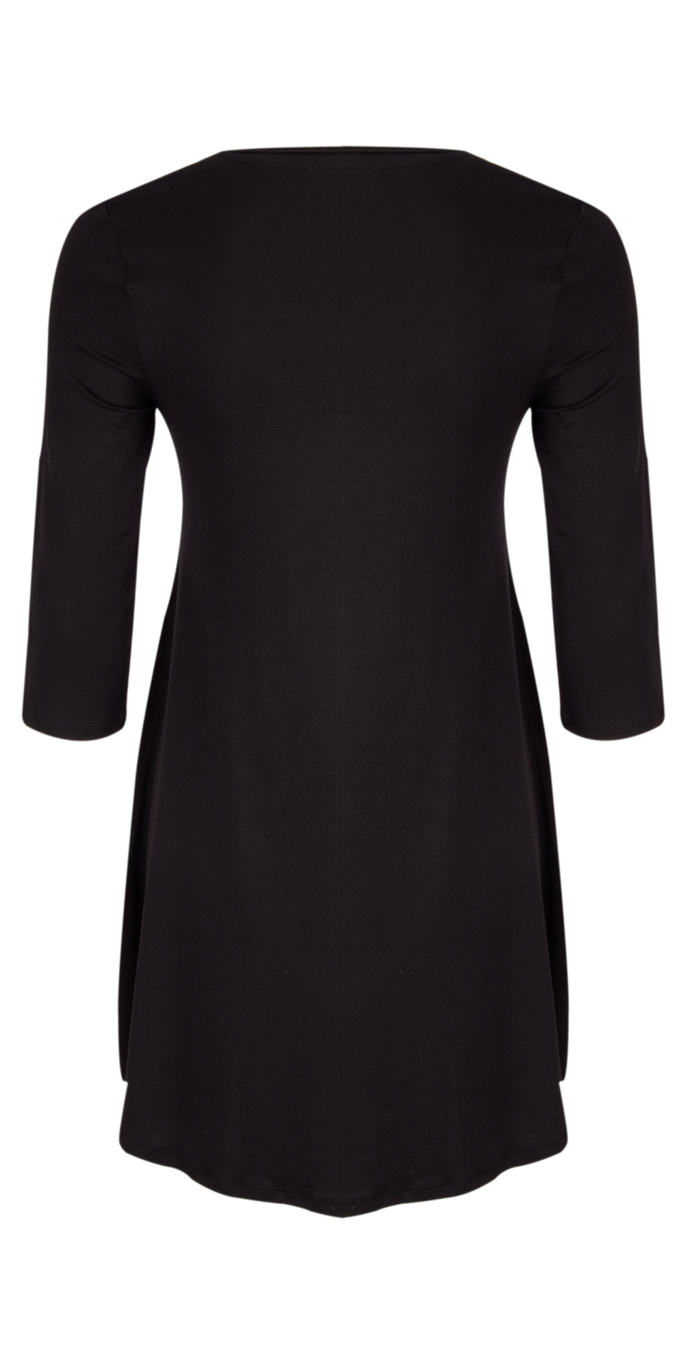Myrine Essential Rose Jersey Tunic in 7A BLACK