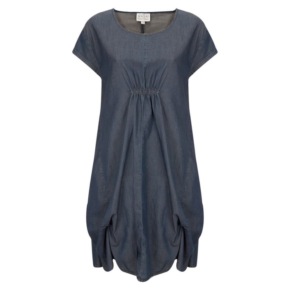 Masai Clothing Nancy Denim Dress in 221 