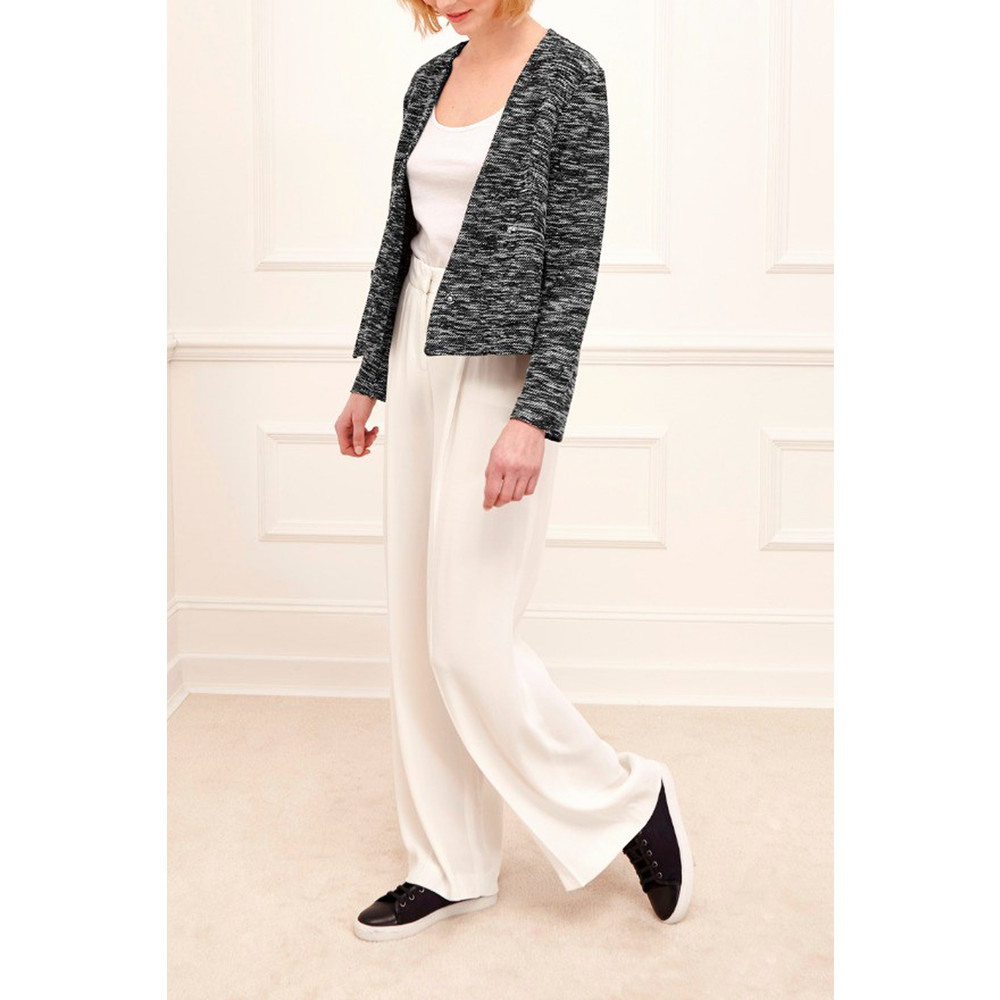 Great Plains Torquay Slub Jacket in True Navy/Seasalt