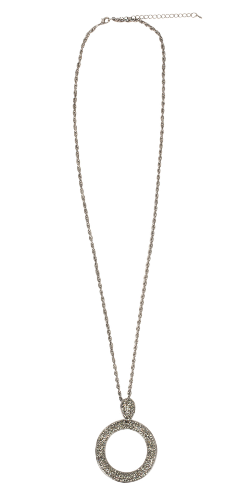 Eliza Gracious Short Beaded Leopard Necklace with Link Taupe/Black