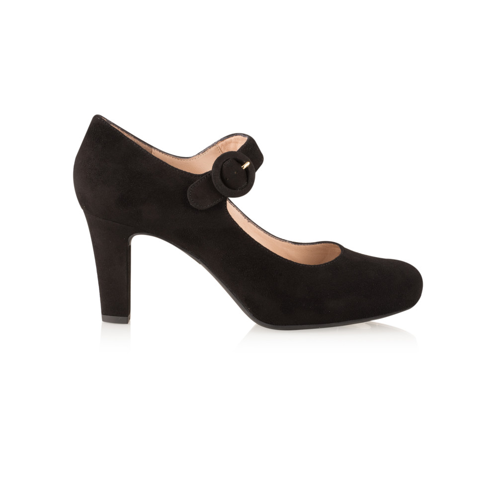 Unisa Shoes Nichi Strap Shoe in Black