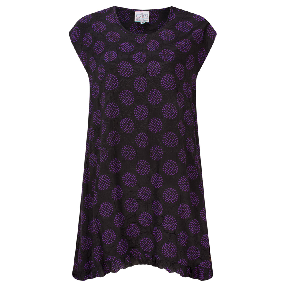 Masai Clothing Printed Hind Tunic in 771Dahlia Print