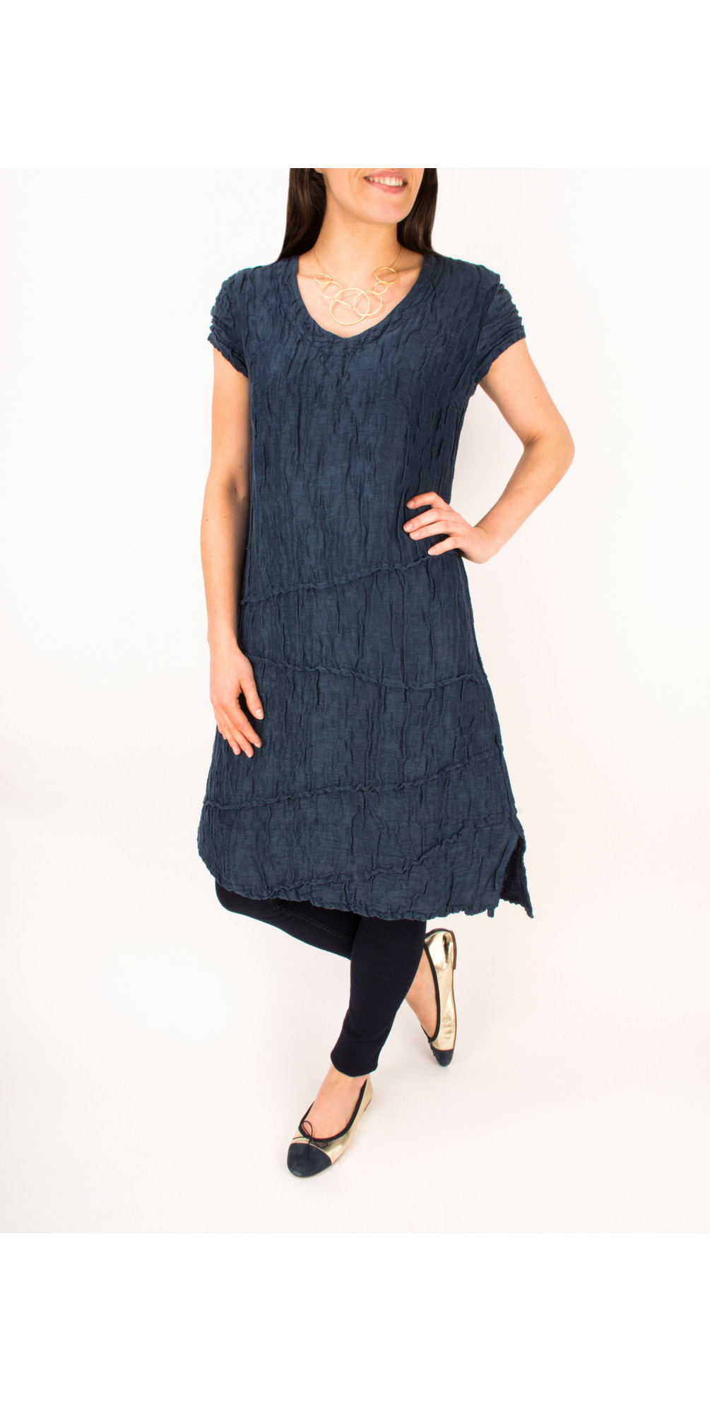 40% OFF - Grizas - Silk Chiffon Dress - Copper - 2017