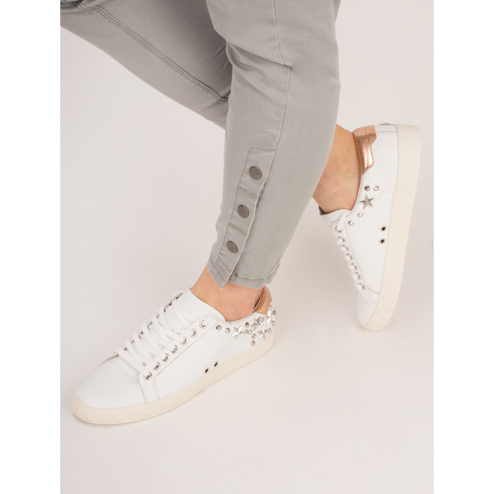 Ash dazed star & stud leather sneakers hotsell