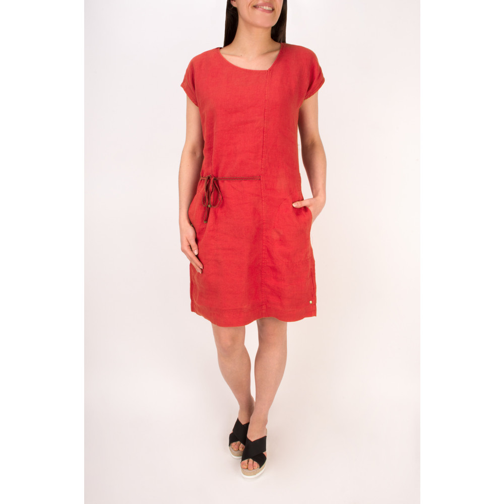 Sandwich Clothing Linen Tie Detail Dress in Summer Rose