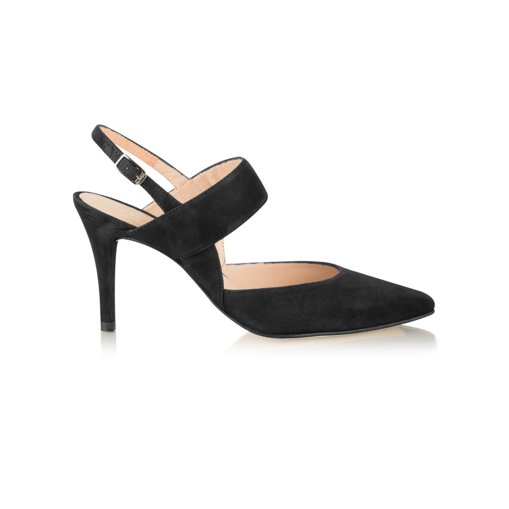 Unisa Shoes Tertu Slingback Court Shoe in Black
