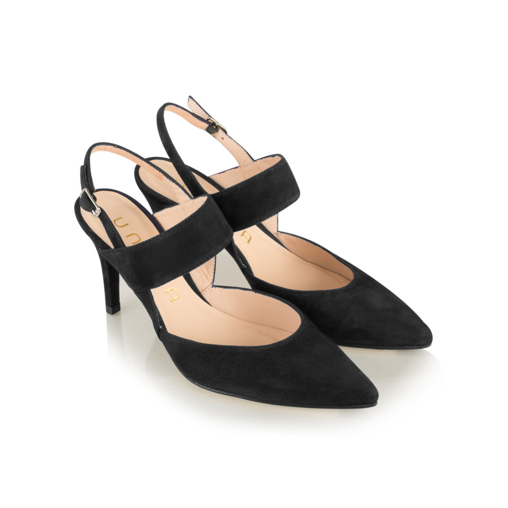 Unisa Shoes Tertu Slingback Court Shoe in Black