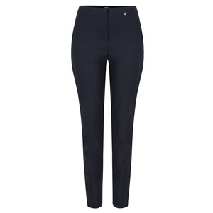 robell trousers trouser bella navy 78cm slim fit