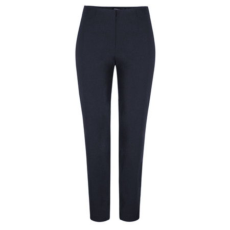 Robell Marie Navy Bengalin Full Length Trouser - Blue