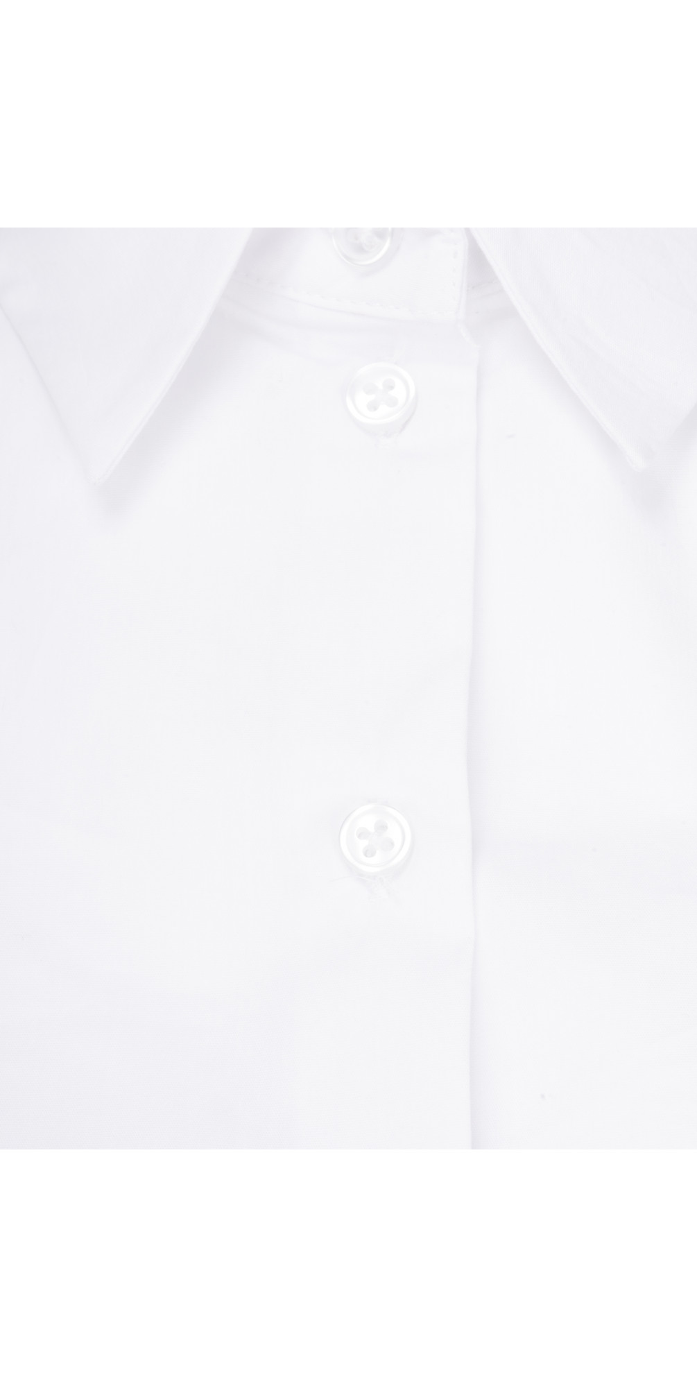 Sandwich Clothing Shirt Insert Collar in Pure White