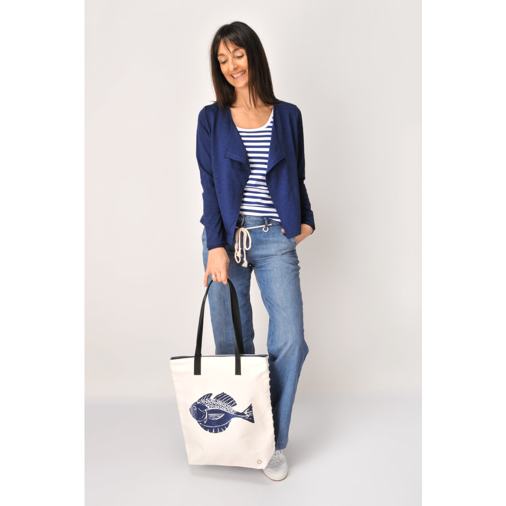 Sandwich Clothing Essentials Cotton Wrap Jacket in Intense ...