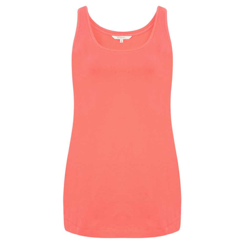 Sandwich Clothing Organic Cotton Vest Top in Tea Rose