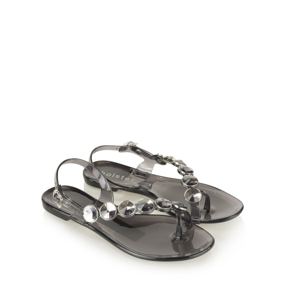 Holster Barbados Jewel Sandal in Graphite
