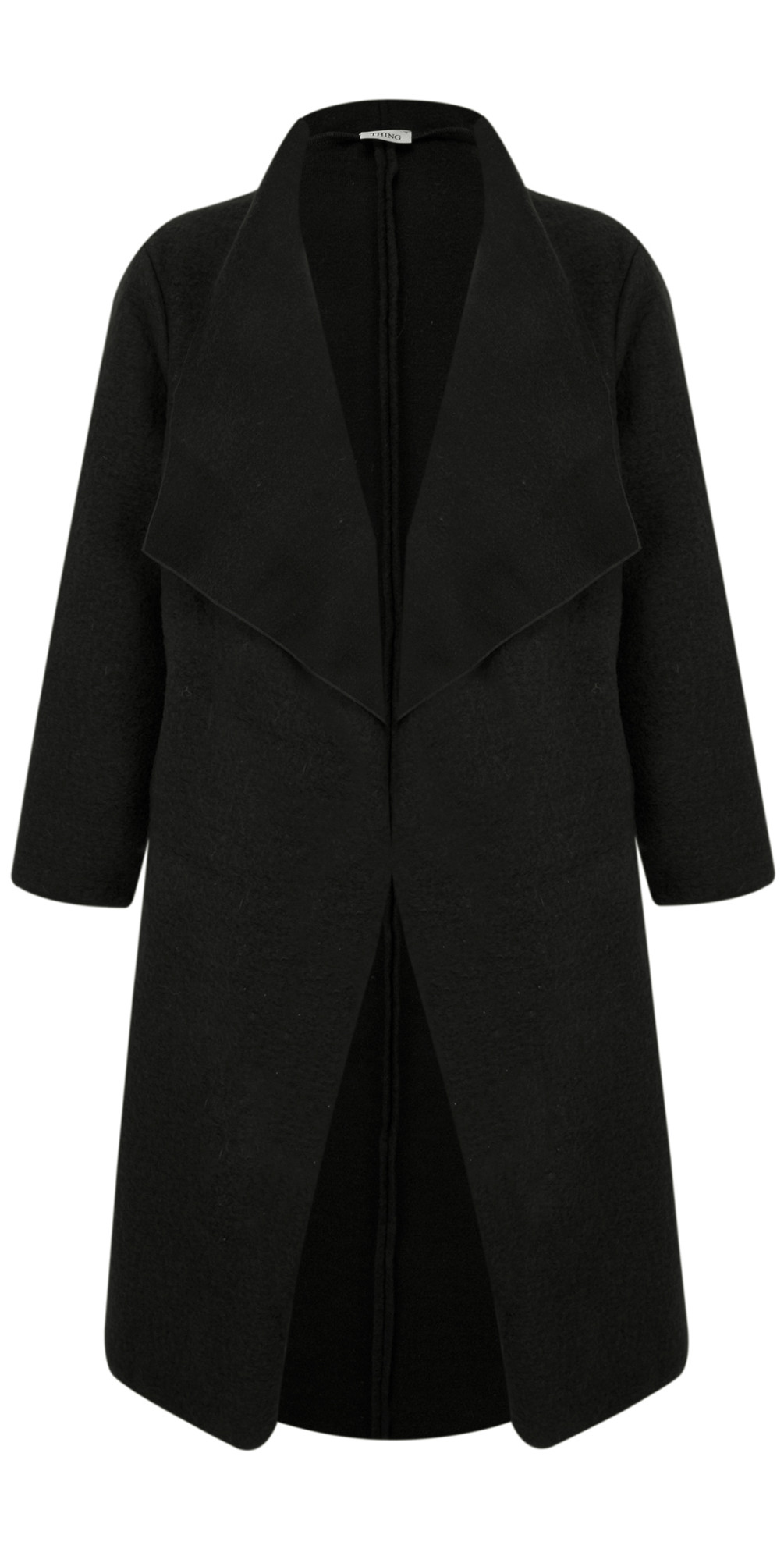felt waterfall coat