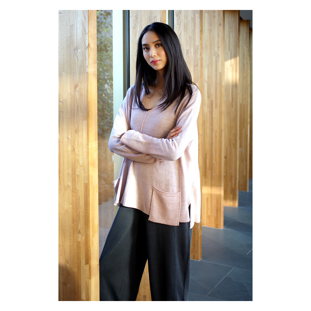 Sahara Cashmere Merino Crop Ladies Jumper
