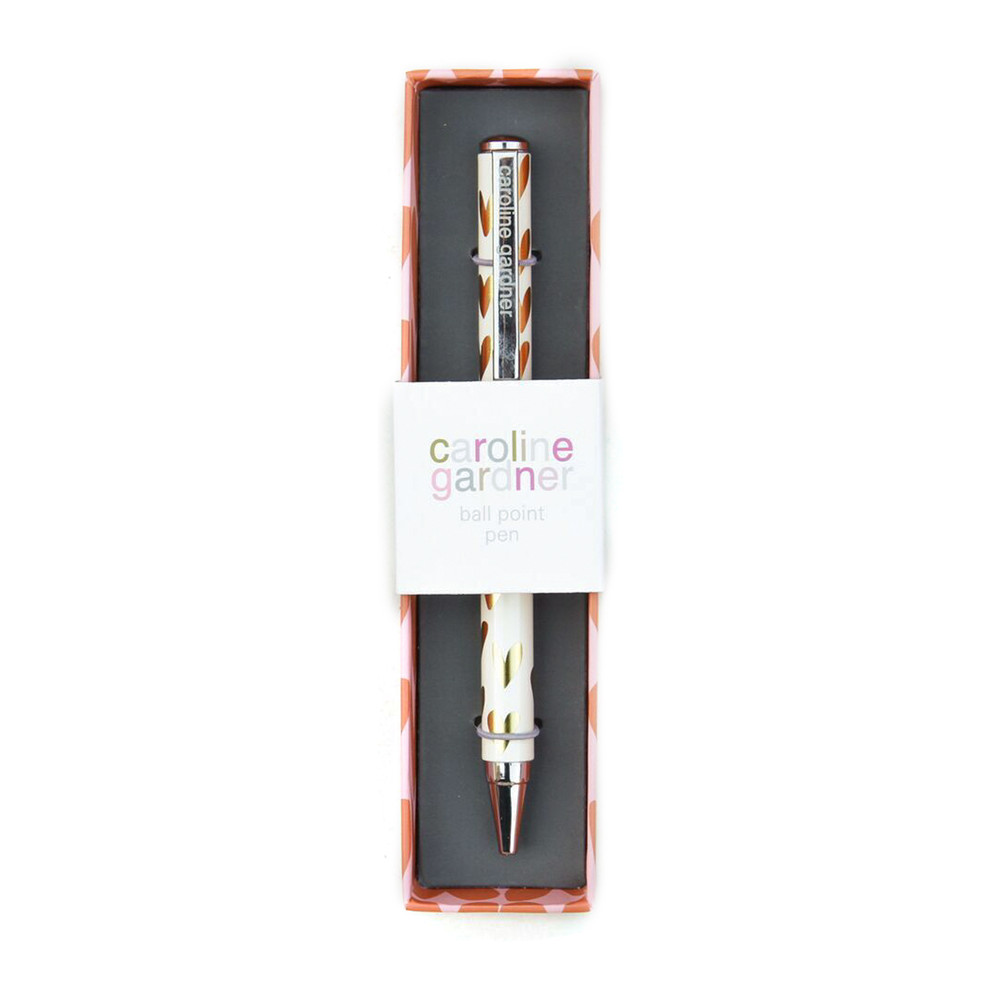 Caroline Gardner Hearts Boxed Pen in Gold