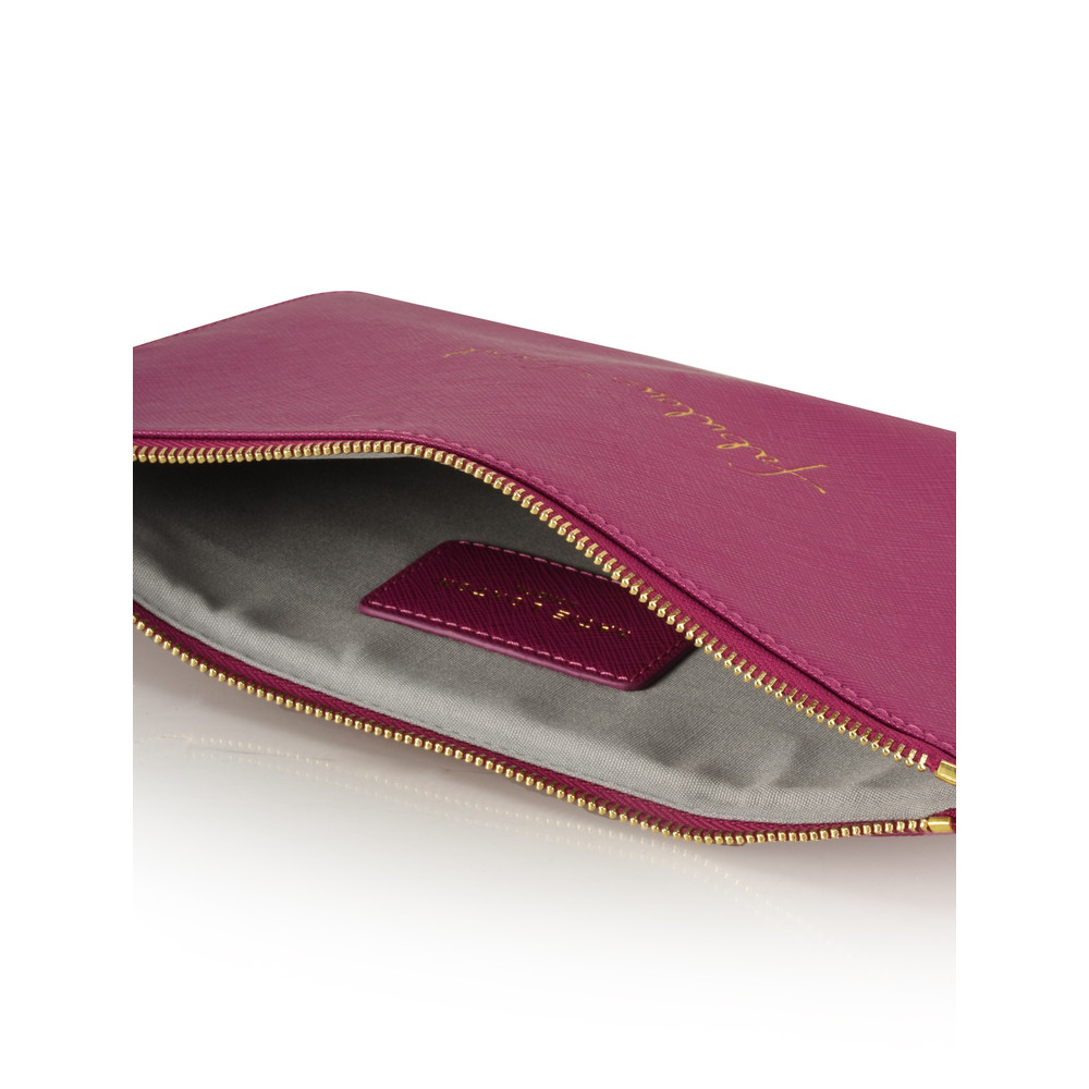 Katie Loxton Perfect Pouch Fabulous Friend in Cerise Pink