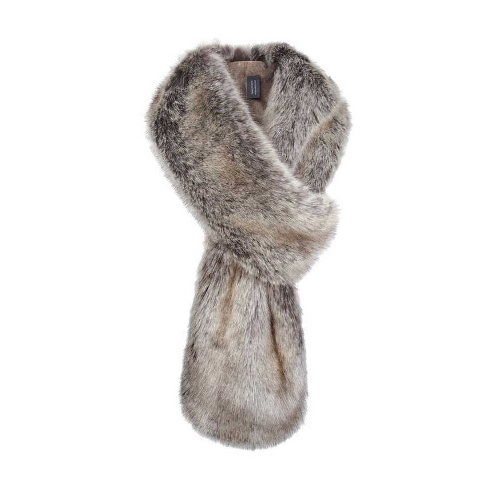 Helen Moore Loop Faux Fur Scarf Truffle