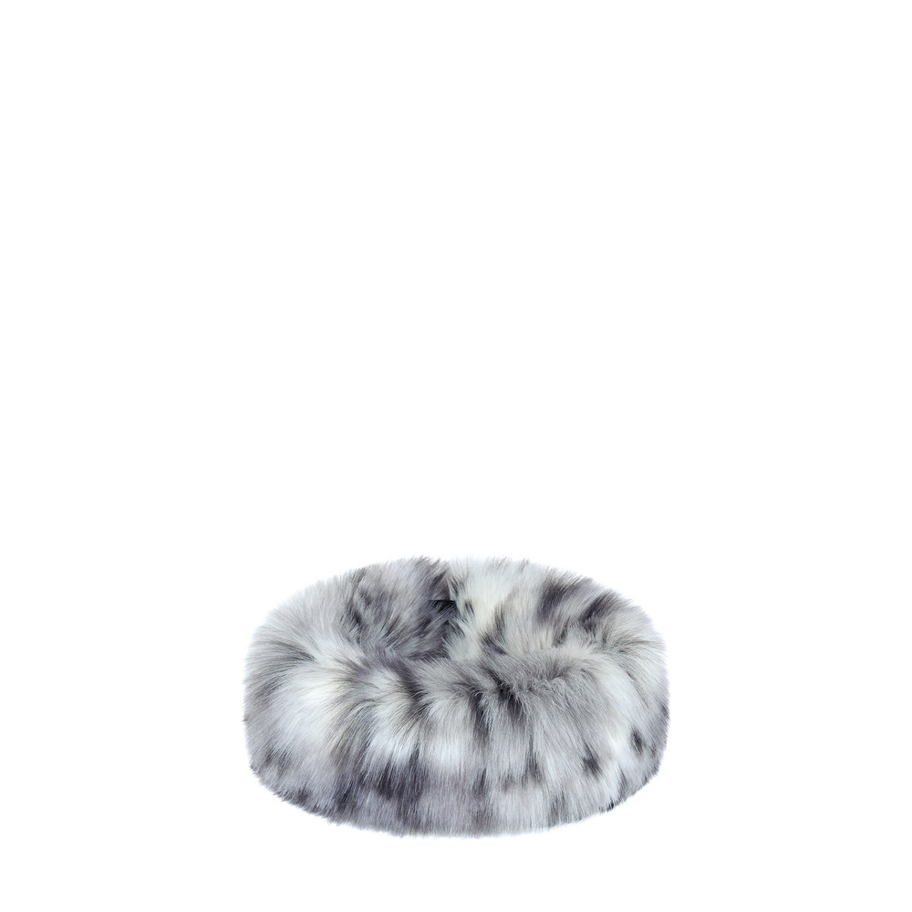 Helen Moore Faux Fur Huff Arctic Leopard