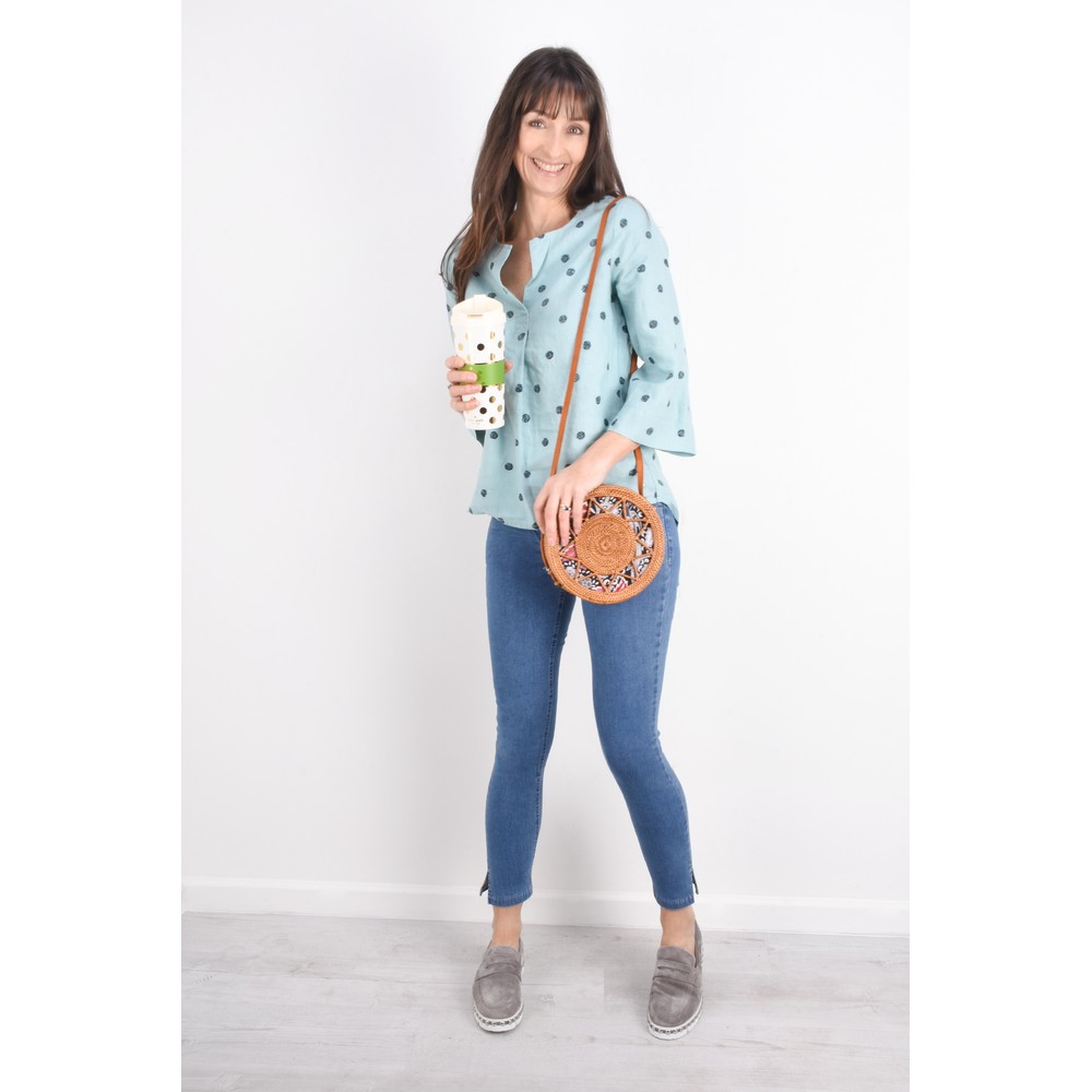 Kate Spade Gold Dot Thermal Mug in Gold