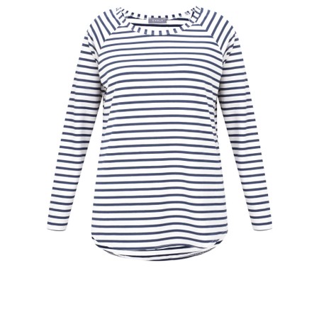 Chalk Tasha Navy Stripe Top - Blue