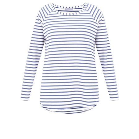 Chalk Tasha Blue Stripe Top - Blue
