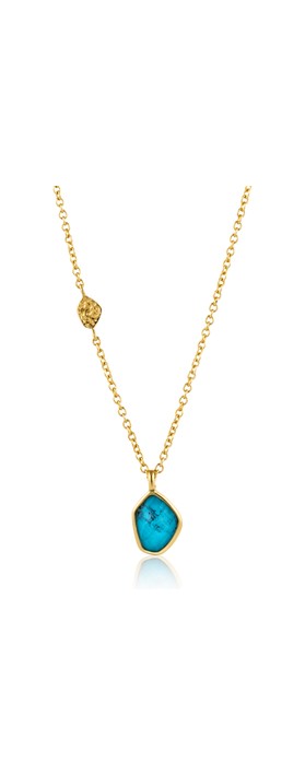 Ania Haie Gold Geometric Point Pendant Necklace main image 1