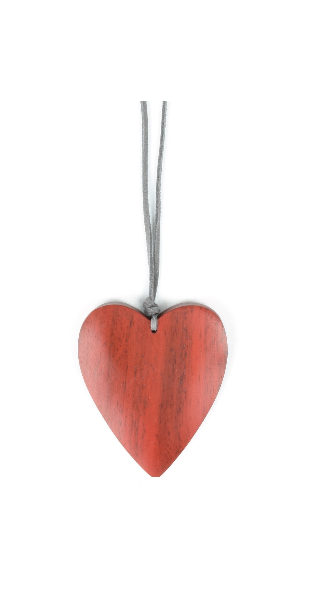 Astrid Suede Chain Wooden Heart Pendant Necklace main image