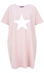 Chalk Pink / White  Linda *  Dress  