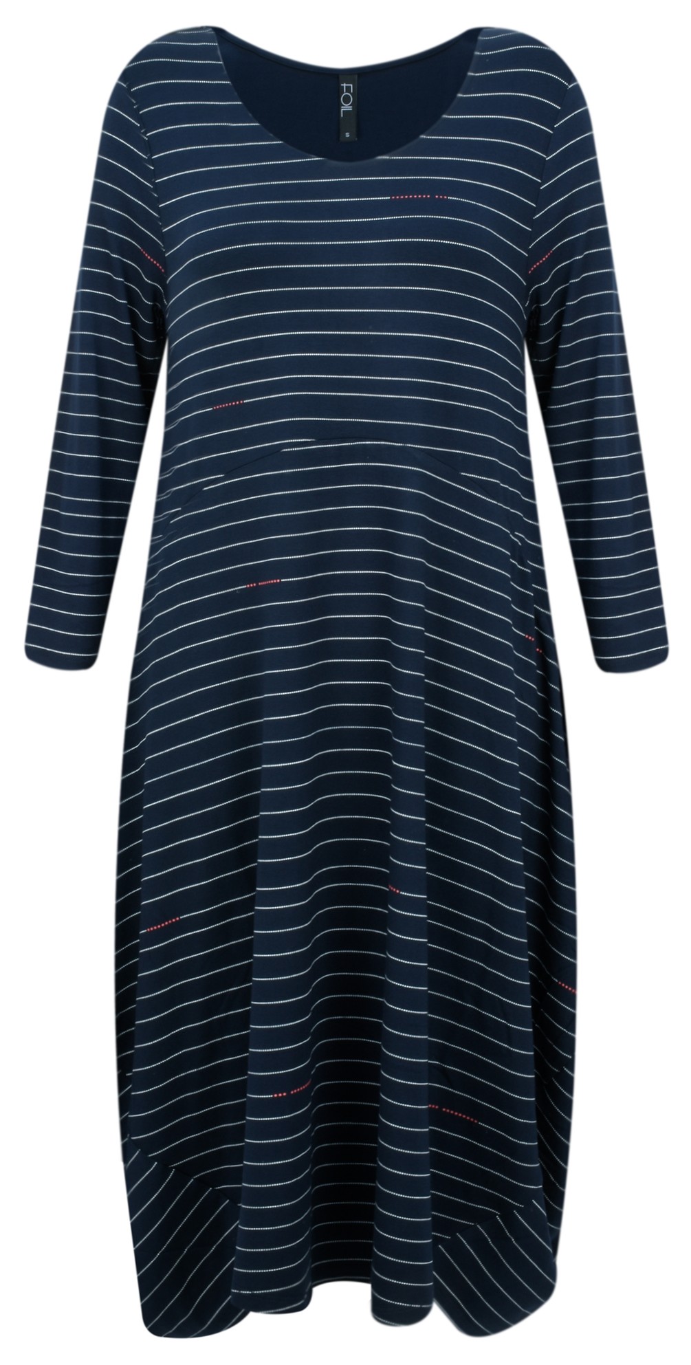 Foil Pie In The Sky Dress in Ink Dots