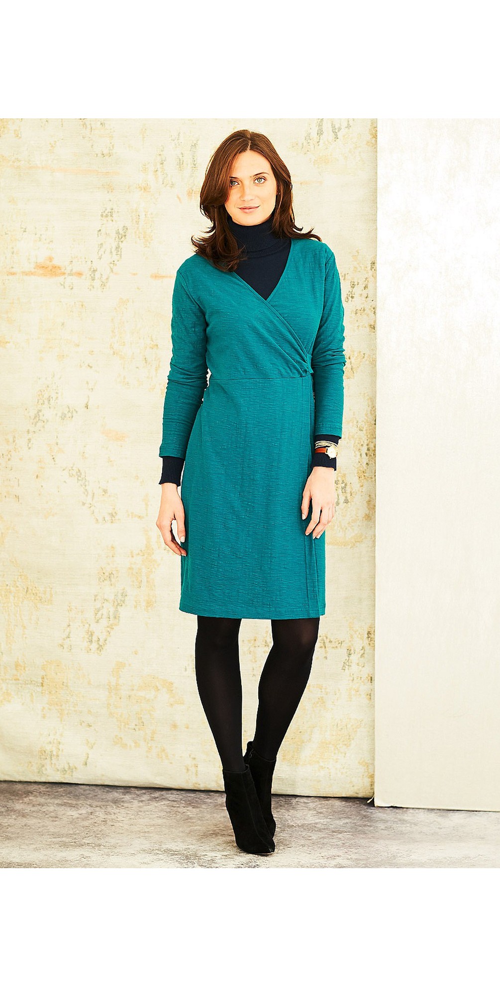 Solid Cotton Slub Cammy Dress main image