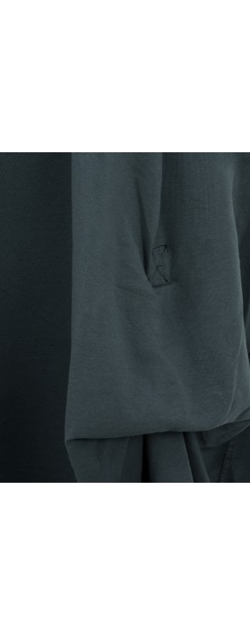 Mama B Forli Plain Jersey Dress In Ferro
