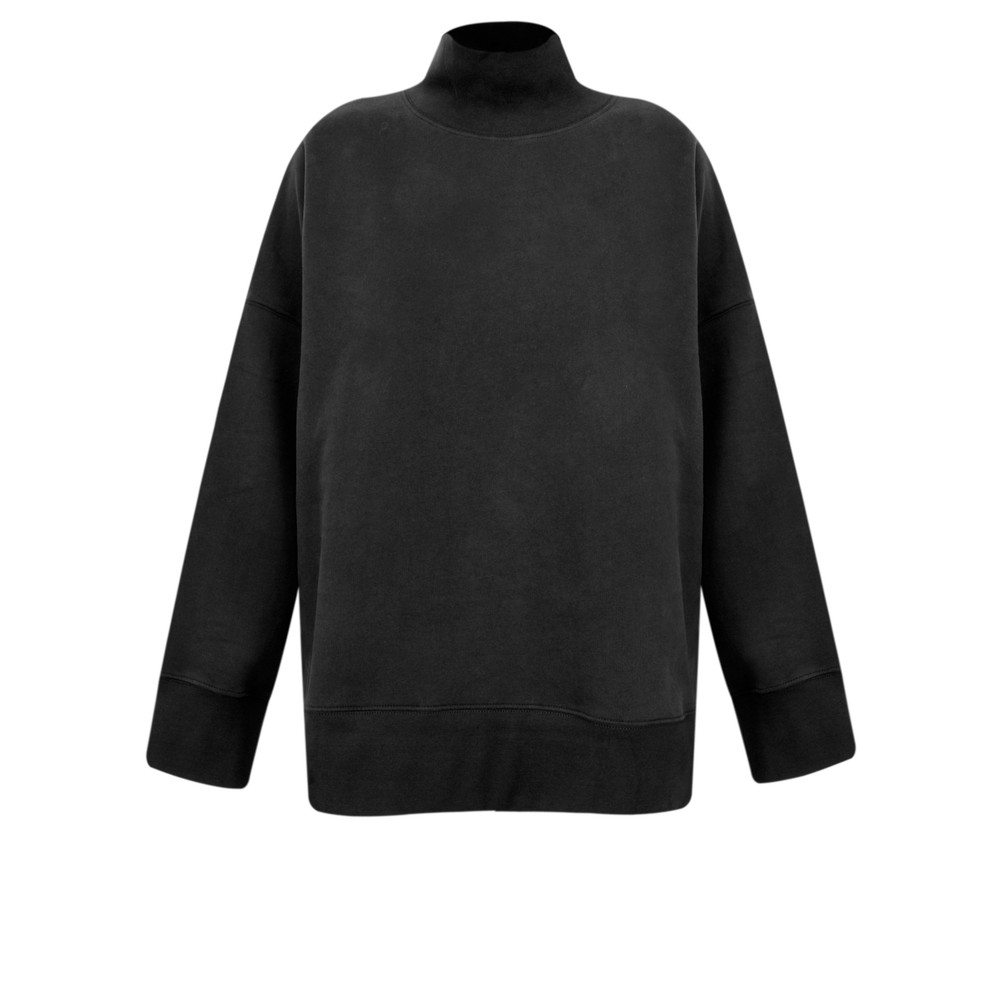 French Connection Sunday Fleece Lined Jumper in Black