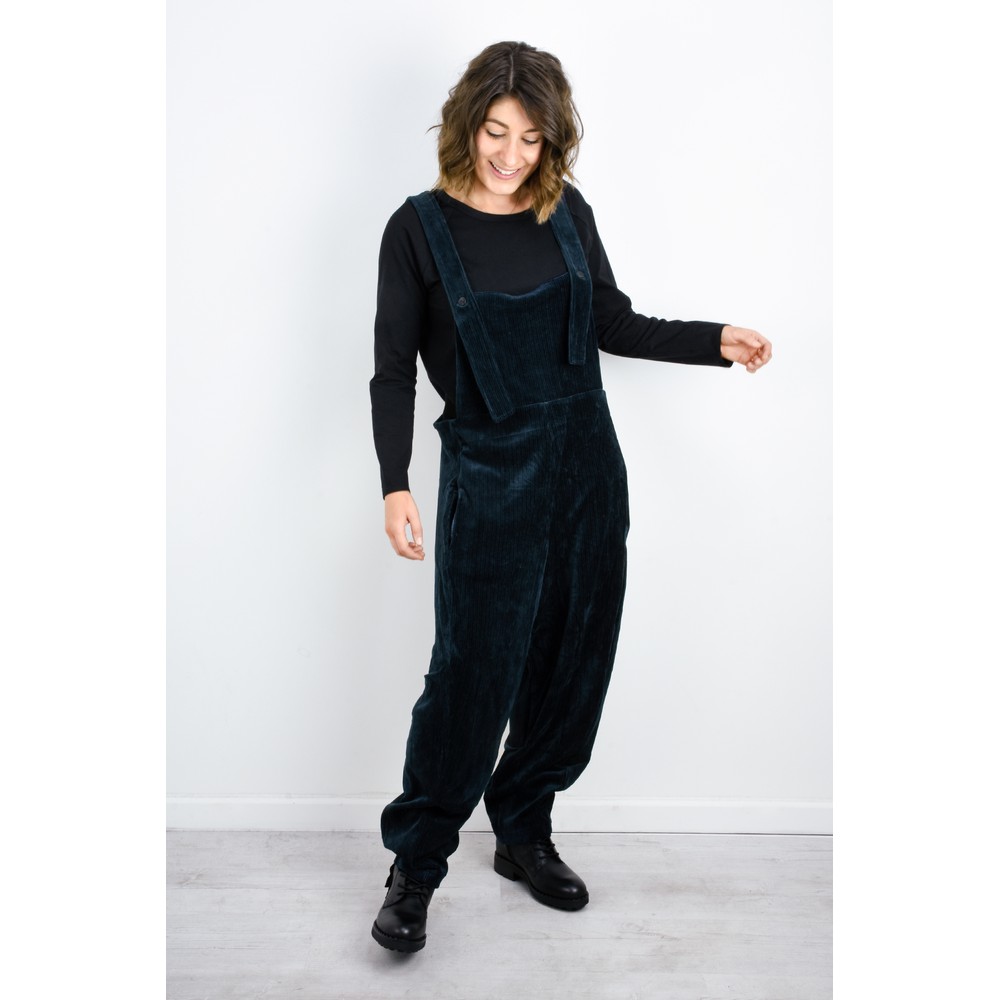 Mama B Urgada Cord Jumpsuit in Ink
