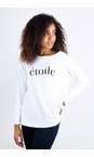 Chalk Black  Tasha Etoile Jersey T Shirt  