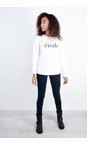 Chalk Black  Tasha Etoile Jersey T Shirt  