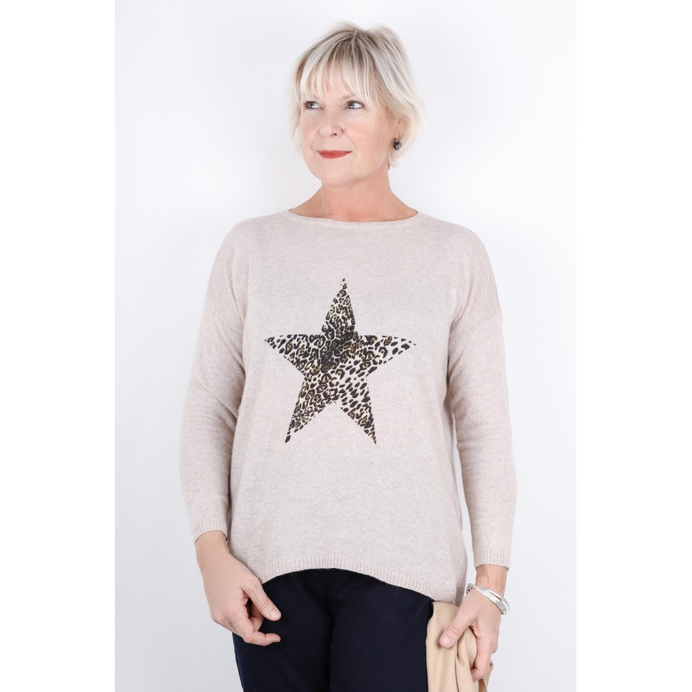 Leopard star outlet jumper