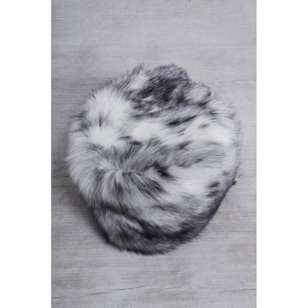 Helen Moore Pillbox Faux Fur Hat in 